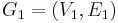$G_1 = (V_1, E_1)$